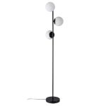 Nordlux Lilly Vloerlamp Metaal en Glas Zwart | Geschikt voor 3x E14
