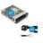 Mean Well Driver | LRS10024 | IP20 | 24V | 100W + Aansluitsnoer 2m met Aarde