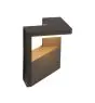 Ansell LED Wandlamp Arco Grafiet 11W 468lm - 830 Warm Wit | IP54