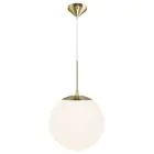 Nordlux Grant Pendelarmatuur Glas Goud | Geschikt voor E27