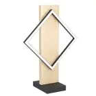 Eglo Tafellamp Boyal Hout Zwart, Bruin 13W 1750lm - 830 Warm Wit