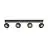 Ledvance LED Decor Spot Pluto Acier Noir 19.2W 1250lm - 830 Blanc Chaud