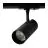 1-Phase Rail Spot Cylindre  Noir | Convient pour GU10
