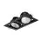 Philips Spot LED Greenspace Accent Gridlight Aluminium Noir 46W 2700lm 36D - 930 Blanc Chaud | 154mm - IP20 - Meilleur Rendu Des Couleurs - Dali Dimmable