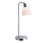 Nordlux Tafellamp Ray Metaal en Glas Chroom | Geschikt voor 1x E14