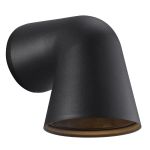 Nordlux Front Wandlamp Aluminium Zwart | Geschikt voor GU10
