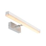 Nordlux Otis 60 Wandlamp Aluminium Chroom - Buitenverlichting - 17W 1650lm - 930 Warm Wit | IP44 - Beste Kleurweergave  - 3-Staps Dimbaar