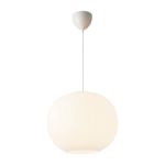 DFTP by Nordlux Navone 40 Pendelarmatuur Glas en Metaal Wit | 400mm - Geschikt voor E27
