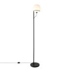 Nordlux Wilson Vloerlamp Glas en Metaal Zwart | Geschikt voor G9