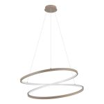 Eglo Pendelarmatuur Ruotale Staal Zanderig 42W 5000lm - 830 Warm Wit