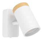 Eglo Wandlamp Consuma Wit, Bruin | Geschikt voor GU10