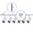 Complete Set 1-Fase Rail 2 Meter Wit | incl. 6x Spot + GU10 2700K 3W Dimbaar + Eindkap, Voedingsconnector en I-Verbindingsstuk