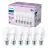 Voordeelpak 6x Philips Lamp LED E27 Peer Mat 13W 1521lm - 840 Koel Wit