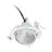 Philips LED Spot Greenspace Accent Elbow Aluminium Wit 30.5W 2700lm 36D - 822 Zeer Warm Wit | 163mm - IP20 - Interact Dimbaar
