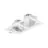 Philips LED Spot Greenspace Accent Gridlight Aluminium Wit 60W 3800lm 24D - 827 Zeer Warm Wit | 154mm - IP20