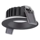 Ledvance LED Spot Air Fix Aluminium Zwart 6W 480lm 36D - 927 Zeer Warm Wit | Zaagmaat 68mm - IP65 - Beste Kleurweergave - Dimbaar
