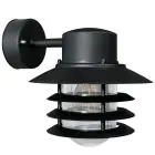 Nordlux Vejers Wandlamp Metaal en Glas Zwart | IP54 - Geschikt voor E27