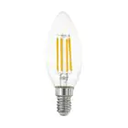 Eglo LED Kaars E14 Filament Helder 2.2W 470lm - 830 Warm Wit | Vervangt 40W