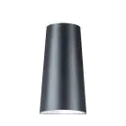 THORNeco Armatuur Rond HOLLY Aluminium Zwart Up & Down 8W 500lm - 830 Warm Wit